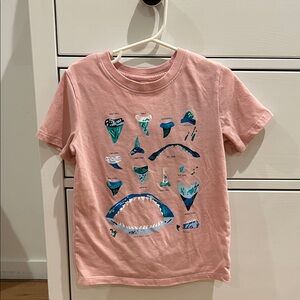 Cat & Jack Pink Shark Graphic Tee